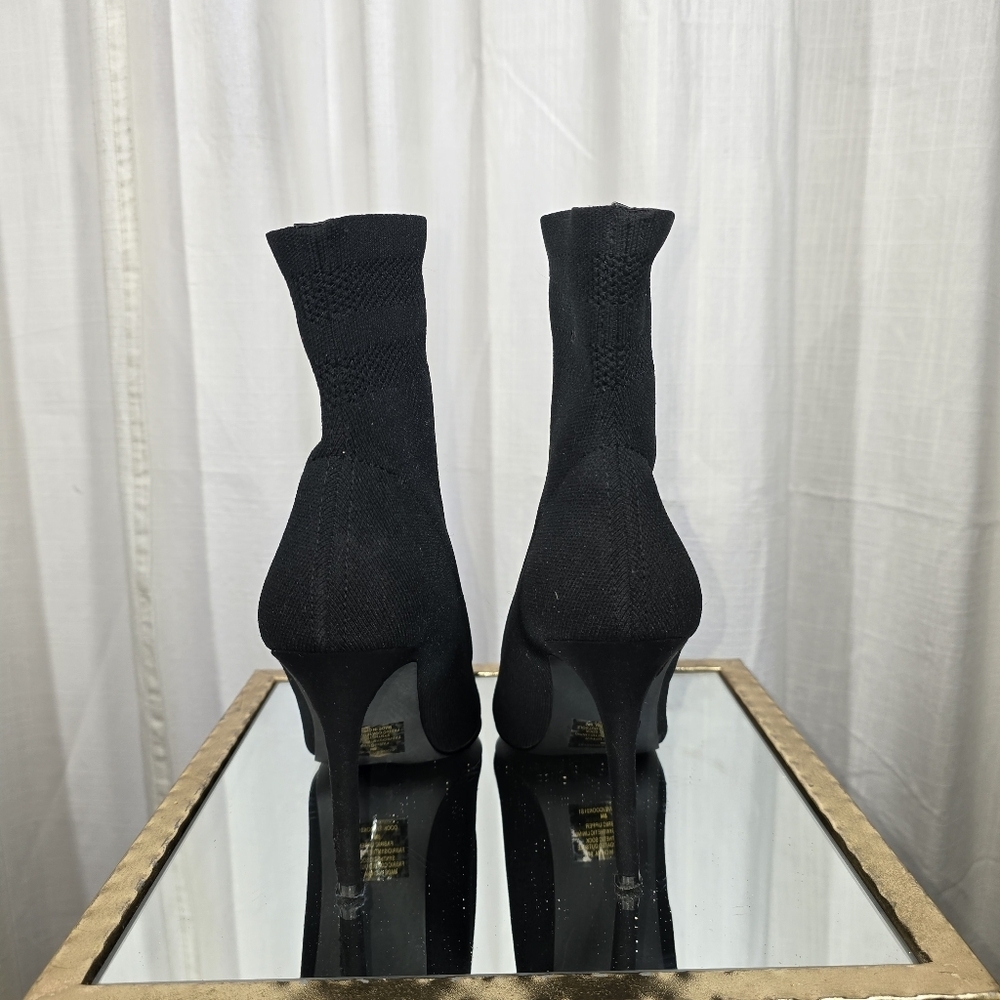 Steve Madden Black Sock Boots - Picture 4 of 11